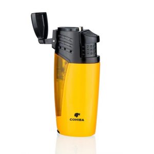 briquet tempête jaune compact